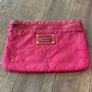 Marc By Marc Jacobs Red Quilted Cosmetic Bag